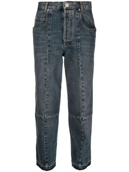 ISABEL MARANT зауженные джинсы с завышенной талией, синий