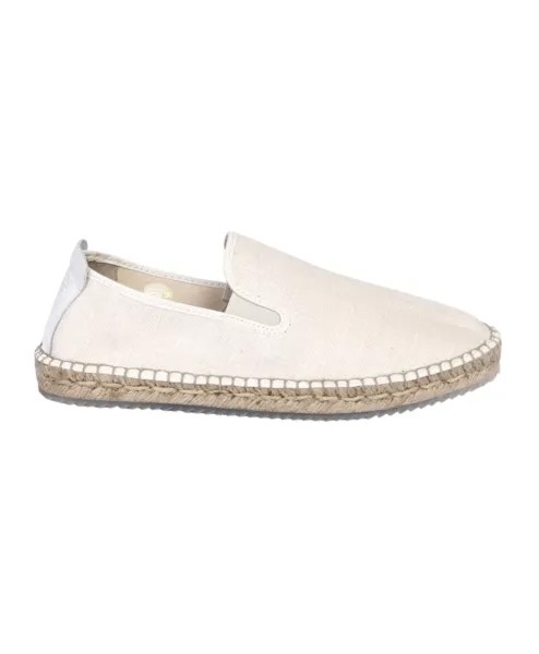 Туфли на плоской подошве для летних нарядов Espadrilles, белый