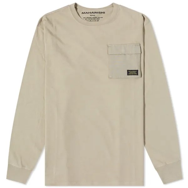 Футболка Maharishi Long Sleeve Organic Utility Pocket Tee