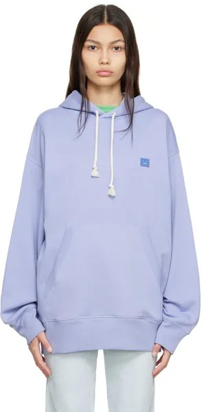 Фиолетовый худи из органического хлопка Acne Studios