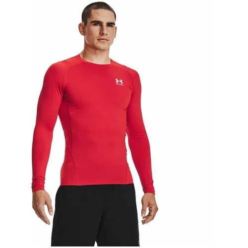 Лонгслив спортивный Under Armour HeatGear, размер LG, красный