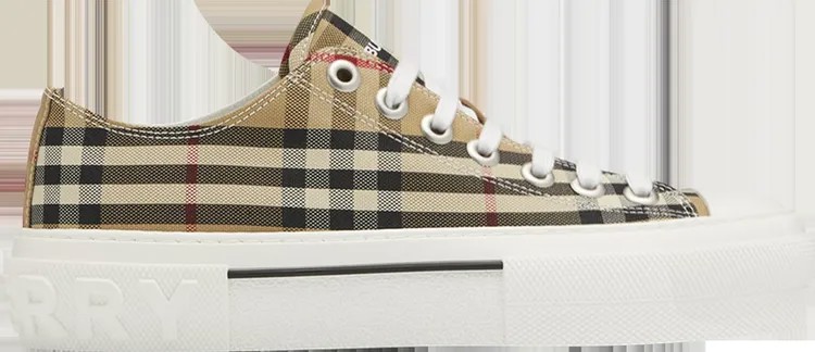 Кроссовки Burberry Wmns Jack Vintage Check Sneaker Archive Beige, коричневый