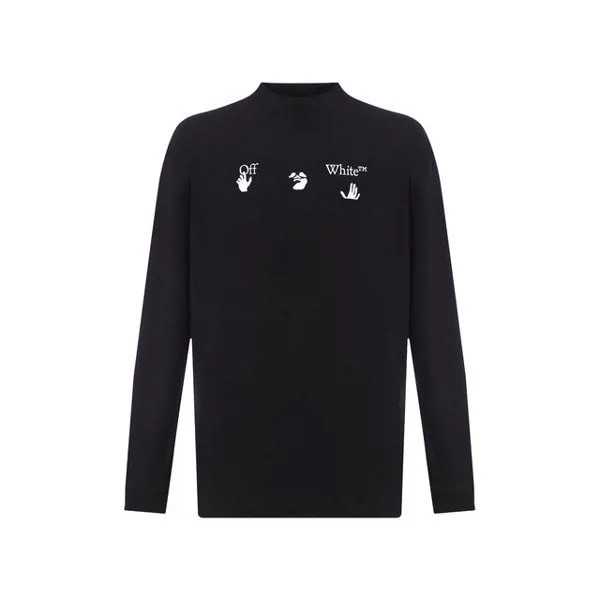 Хлопковый лонгслив Off-White