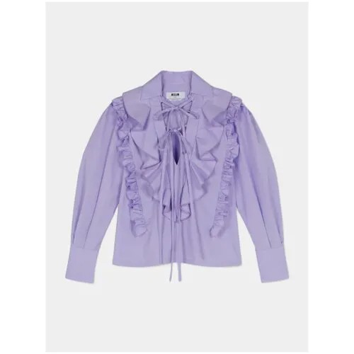 Блуза  MSGM, размер 40, фиолетовый