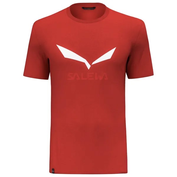 Функциональная рубашка Salewa Solidlogo Dry T Shirt, цвет Flame