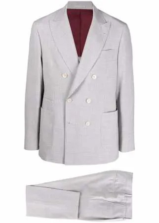 Brunello Cucinelli костюм с двубортным пиджаком