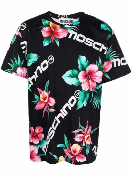 Moschino футболка с логотипом