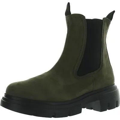 Женские зеленые ботинки челси Hunter Junior Lug, размер 8, средний (B,M) BHFO 8992