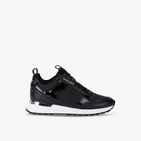 Низкие кроссовки Diver lite из кожи и сетки Mallet, черный
