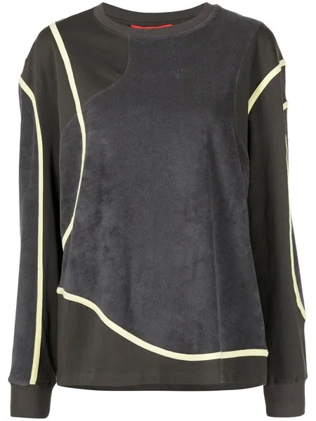 Eckhaus Latta толстовка Wobble с контрастной отделкой