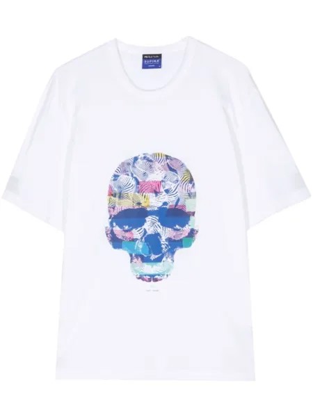 PS Paul Smith футболка с принтом, белый