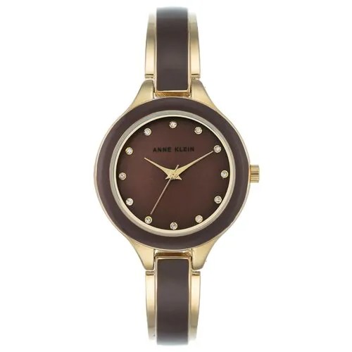 Наручные часы ANNE KLEIN Crystal, коричневый