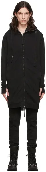 Черный худи из хлопка Boris Bidjan Saberi