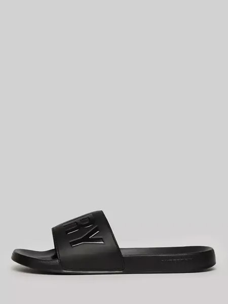 Шлепанцы Superdry Vegan Core Logo Pool, черный