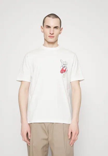 Футболка с принтом PS Paul Smith, молочный