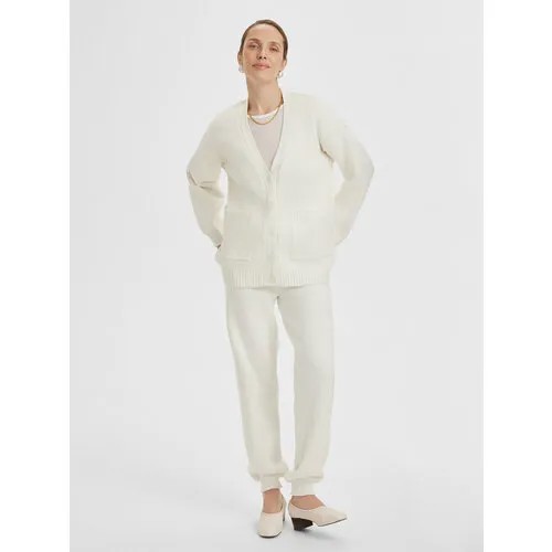 Брюки джоггеры KIVI CLOTHING, размер 40-46, белый