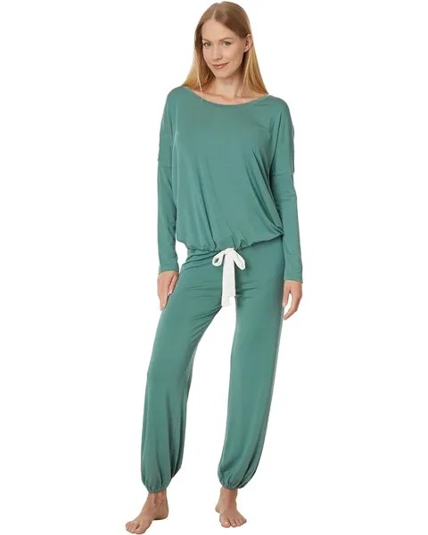 Пижама Eberjey Gisele Slouchy, цвет Agave/Ivory