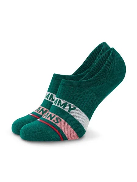Носки-кроссовки унисекс Tommy Jeans, зеленый