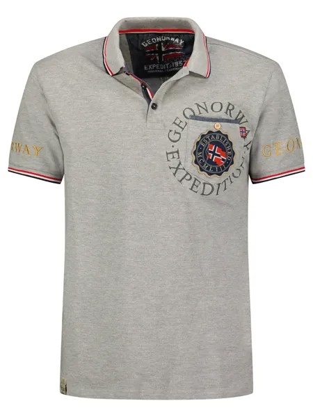 Поло Geographical Norway, серый
