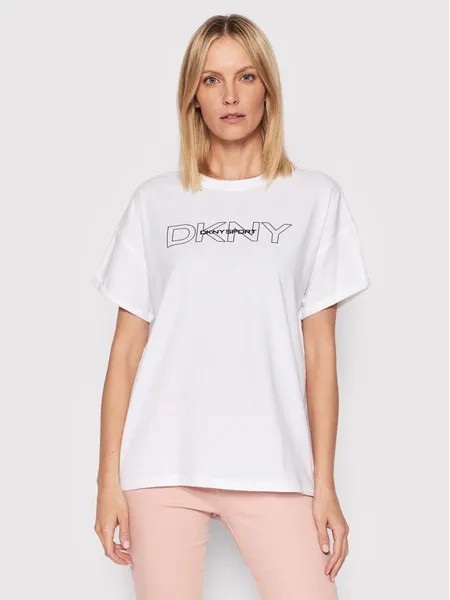 Футболка стандартного кроя Dkny Sport, белый