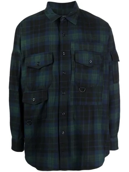Фланелевая рубашка Trail Engineered Garments, зеленый
