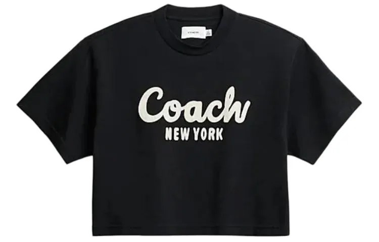 ТРЕНЕРА Женская футболка COACH, цвет Black