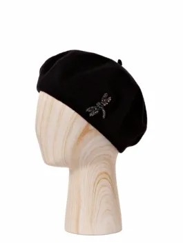 Берет женский Labbra 01-00037283 черный р. 57