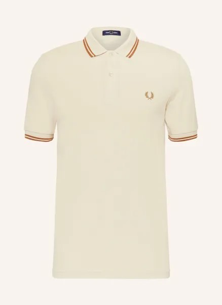 Рубашка поло FRED PERRY Piqué M3600 Slim Fit, кремовый