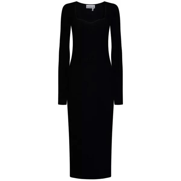 Платье midi dress Remain, черный