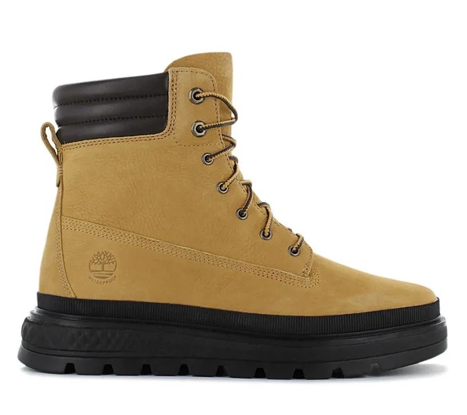 Timberland Ray City 6-Inch Boots - Водонепроницаемые - Женские зимние сапоги Обувь Leather Wheat TB0A2JQ6763 Ботинки ORIGINAL