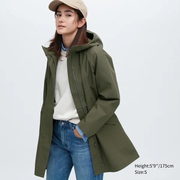 Плащ женский UNIQLO 456072COL57 хаки M (доставка из-за рубежа)