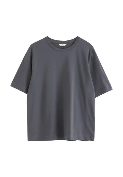 Базовая футболка OVERSIZED Lindex, темно-серый