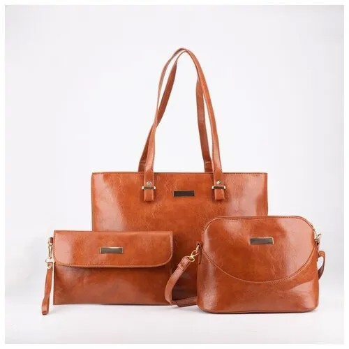 Комплект сумок Supreme, коричневый