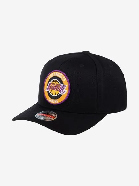 Бейсболка MITCHELL NESS 6HSSFH21HW007-LALBLCK Los Angeles Lakers NBA (черный), Черный