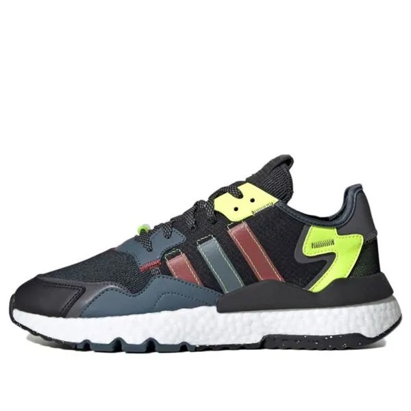 Кроссовки ночные джоггеры Adidas, черный