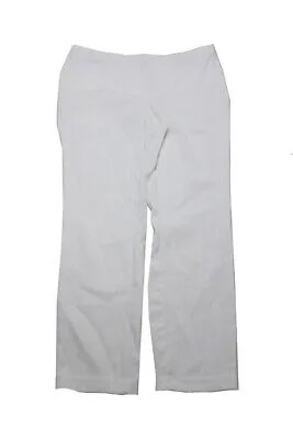 Белые узкие брюки до щиколотки со змеиным принтом Alfani 12