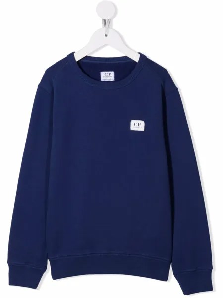 C.P. Company Kids толстовка с нашивкой-логотипом
