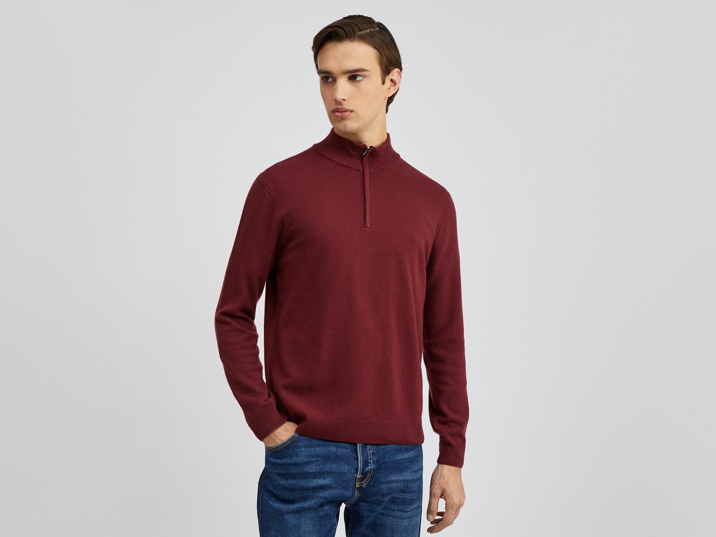 Джемпер мужской United Colors of Benetton 21A_1002U7057 красный XS