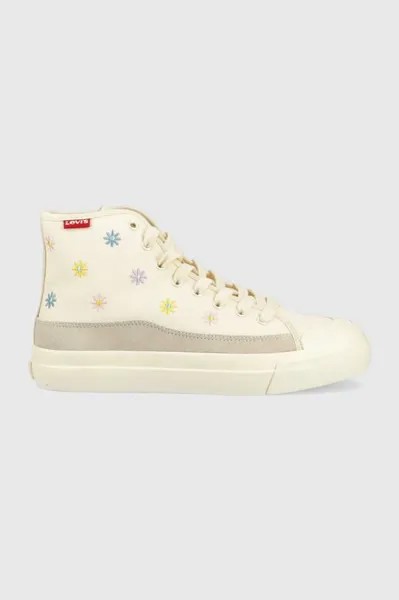Кроссовки Square High S Levi's, бежевый