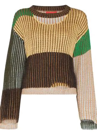 Eckhaus Latta джемпер в стиле колор-блок
