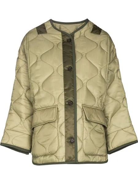 Frankie Shop Teddy oversized quilted jacket