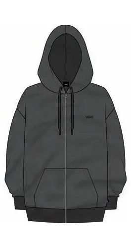 Топ Vans Everyday Os Zip Hoodie, зеленый