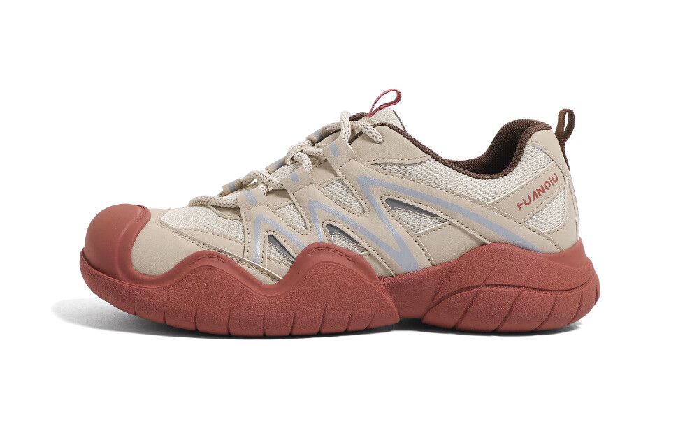 Кроссовки HUANQIU Chunky Sneakers Women's Low-top, бежевый