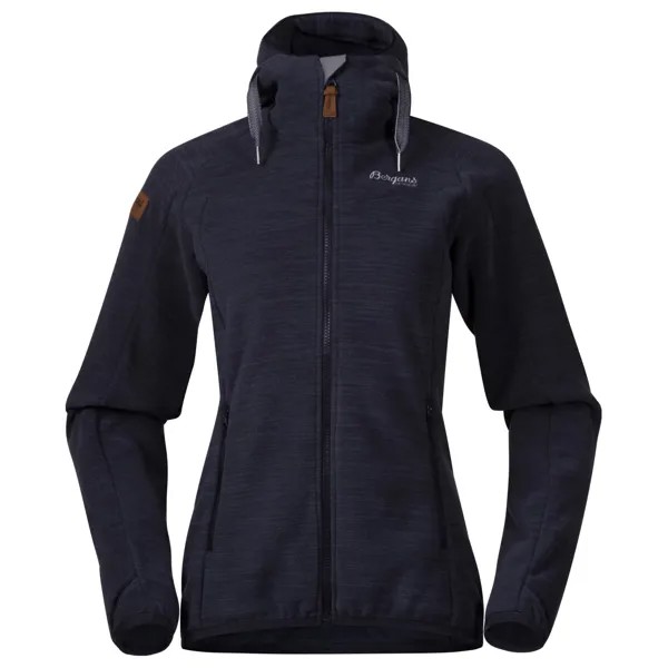 Флисовая жилетка Bergans Women's Hareid Fleece, цвет Dark Navy Melange