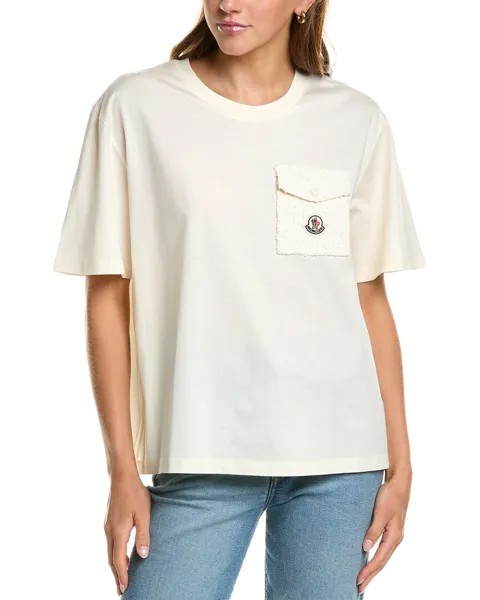 Moncler футболка, белый