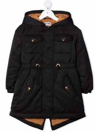 Moschino Kids парка с заклепками
