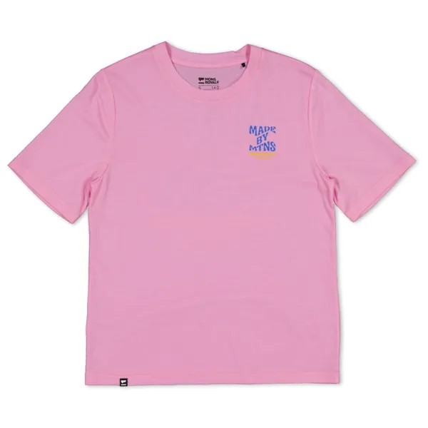 Рубашка из мериноса Mons Royale Women's Icon Relaxed Tee, цвет Pop Pink