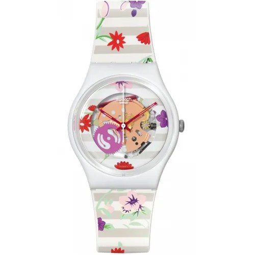 Наручные часы swatch, белый, мультиколор