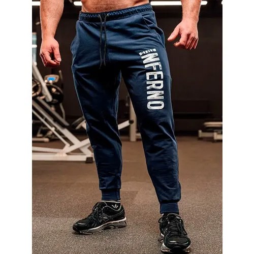 Брюки Inferno Style Брюки спортивные INFERNO style Б-001-001, размер S, синий