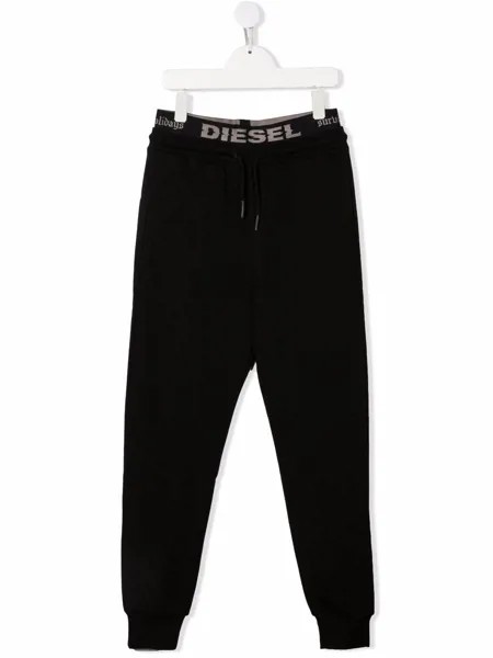 Diesel Kids зауженные спортивные брюки